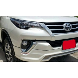 คิ้ว ไฟสปอร์ตไลท์ sport light ขอบไฟสปอร์ตไลท์ ชุปโครเมี่ยม Toyota fortuner 2015 ฟอร์จูนเนอร์ 2015 V.1